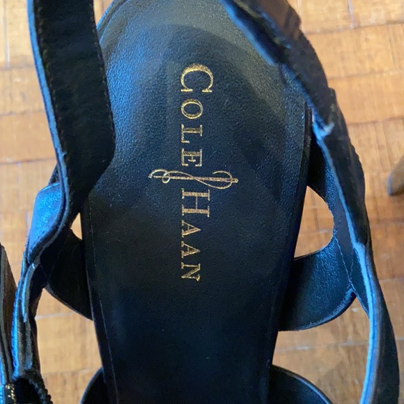 Cole Haan Leather and Patent Strappy Heel - Picture 5 of 6